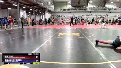 115-132 lbs Round 1 - Dylan Schneider, Angry Fish Wrestling vs Irie Wait, Terminator Wrestling Academy