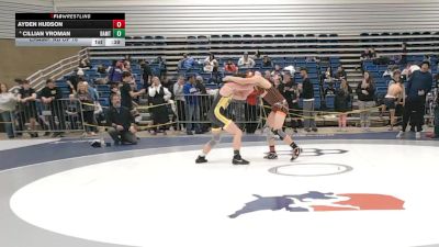 126 lbs Champ. Rd Of 16 - Ayden Hudson vs Cillian Vroman, B.A.M. Training Center