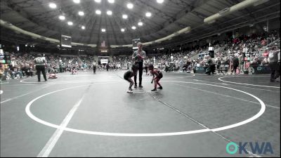 55 lbs Consi Of 16 #1 - Lynex Douglas, Kiefer Youth Wrestling Club vs Nova Wright, D3 Wrestling Cluib