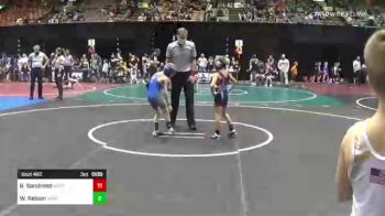 58 lbs Quarterfinal - Kj Beermann, Wabasso vs Tanner Baxter, Institute Of Combat