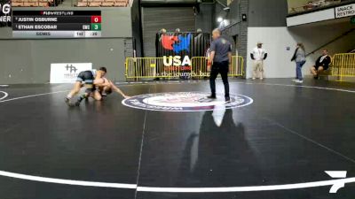 Schoolboys - 120 lbs Semis - Ethan Escobar, Granite Wrestling Club vs JUSTIN OSBURNE