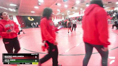 235 lbs Quarterfinal - Keye Osede, Cypress vs Beatriz Avellaneda, Segerstrom