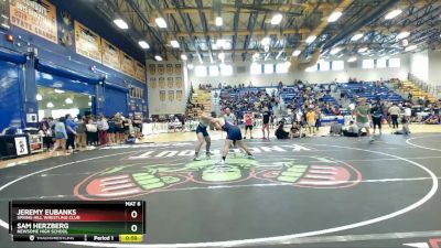 190 lbs Cons. Round 3 - Sam Herzberg, Newsome High School vs Jeremy Eubanks, Spring Hill Wrestling Club