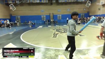 130lbs Champ. Round 2 - Alyssa Graciano, Sunnyside (Girls) vs Michelle Venegas, Woodinville (Girls)