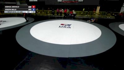 57 lbs Cons. Sub-semis - Joshua Arevalo, Alisal High School Wrestling vs Joseph Mills, Nor Cal Take Down Wrestling Club