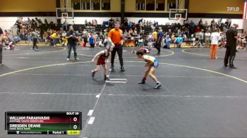 52 lbs Cons. Semi - Dresden Deane, Hard Rock Rams vs William Farahvashi, Eastside Youth Wrestling