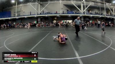 72 lbs Round 2 (6 Team) - Brody Bafia, Ragin Raisins Catawba vs Dominick DeFilippis, Yale Street