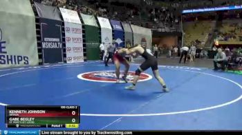 195 lbs Cons. Round 1 - Kenneth Johnson, Nevada vs Gabe Begley, St. Mary`s (St. Louis)