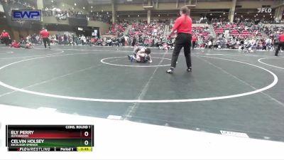 100 lbs Cons. Round 1 - Ely Perry, Hutchinson vs Celvin Holsey, Excelsior Springs