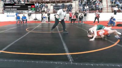 105_B lbs Consi Of 16 #1 - Larenzo Gregory, Canon McMillan vs Logan Rubish, Frazier