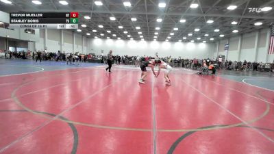 182 lbs Consi Of 16 #1 - Trevor Mueller, NY vs Stanley Boris, PA