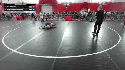 144 lbs Cons. Sub-quarters - Ryan Dorn, Relentless Training Center vs Jackson Refsnider, Pinnacle