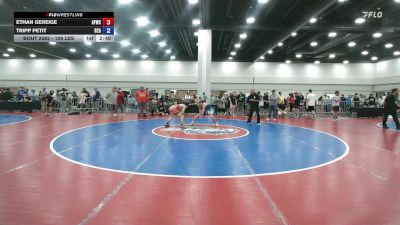 126 lbs Cons. Rd Of 16 - Ethan Gereige, Aftershock WC vs Tripp Petit, Believe 2 Achieve