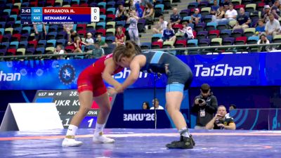 49 kg 1/4 Final - Madina Bayramova, Germany vs Ayanat Meinambay, Kazakhstan