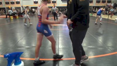 N-19 lbs Quarterfinal - Kade Calkins, Yilek Wrestling Club vs Bryson Nartker, Pack732