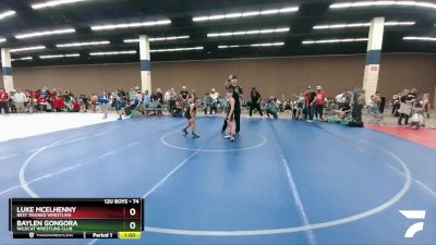 74 lbs Cons. Round 2 - Baylen Gongora, Wildcat Wrestling Club vs Luke McElhenny, Best Trained Wrestling