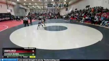 120 Boys Champ. Round 2 - Joseph Ortiz, Arvada High School vs Dominick Ibarra, Northglenn Youth Wrestling Clu