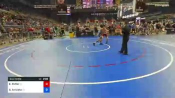 132 lbs Round Of 64 - Evan Potter, Oregon vs Anthony Aniciete, Nevada