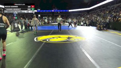 144 lbs Consi Of 16 #2 - Rocco Godinez, Centennial (Corona) (SS) vs Gunner Benedict, Redwood (CS)