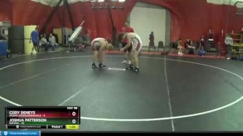 158-159 B Round 3 - Joshua Patterson, Batavia vs Cody Deneys, Mount Horeb/Barneveld