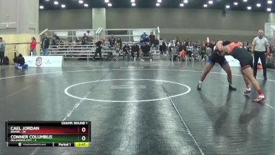 184 lbs Round 1 (16 Team) - Conner Columbus, Oklahoma City vs Cael Jordan, Doane