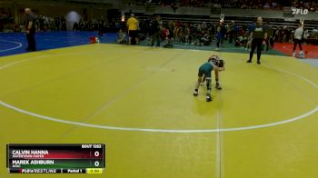 50 lbs Quarterfinal - Calvin Hanna, Watertown-Mayer vs Marek Ashburn, ACGC