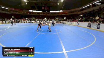 138 lbs Quarterfinal - Carlos Villarreal, Bradshaw Mountain vs Mahlon Pobstman, Casteel