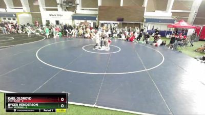 54 lbs Round 3 (4 Team) - Kael Oldroyd, Utah Black vs Ryker Henderson, Team Wyoming