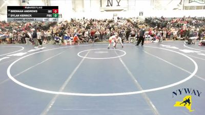 112 lbs Champ. Round 1 - Dylan Kerrick, Penn Yan Wrestling Club vs Brennan Andrews, Eden Wrestling Club