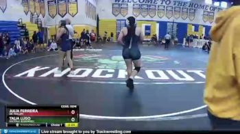 130 lbs Cons. Semi - Julia Ferreira, Dr. Phillips vs Talia Lugo, Osceola (Kissimmee)