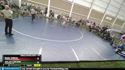 110 lbs 1st Place Match - Isaac Garcia, Pomona WC Colorado vs Nolan Carlson, Champions WC