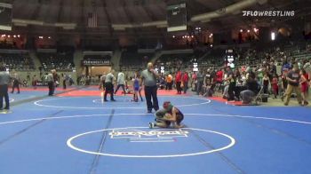 73 lbs 3rd Place - Gracie Majors, Hilldale Youth Wrestling Club vs Liam Nunley, Salina Wrestling Club