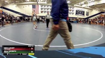 138 lbs Champ. Round 1 - Nick Lukart, Crestwood vs BEAU NEZBETH, Louisville