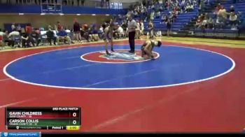 132 lbs Placement Matches (8 Team) - Gavin Childress, Dade County vs Carson Collis, Fannin County HS