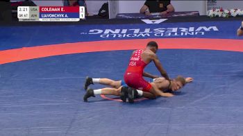 67 kg Qualif - Ellis Coleman, USA vs Aliaksandr Liavon, AIN