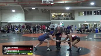 140 lbs Cons. Round 2 - Vikashini Ananth, Batavia vs Mackenzie Simons, CAREY