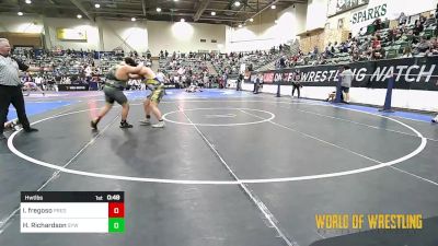 Consi Of 8 #1 - Isaiah Fregoso, Predator Wrestling vs Henry Richardson, Shafter Youth Wrestling