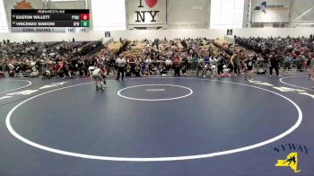 75 lbs Cons. Round 1 - Vincenzo Sindoni, Duanesburg-Schoharie Youth Wrestling vs Easton Willett, Perry Youth Wrestling Club