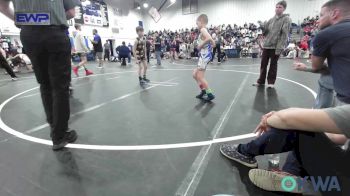 61 lbs Consi Of 4 - Maverick Higgins, Choctaw Ironman Youth Wrestling vs Lukas Ruzicka, El Reno Wrestling Club