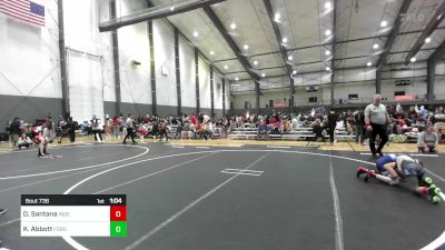 85 lbs Rr Rnd 4 - Oliver Santana, Independent vs Kwinn Abbott, Ford Dynasty WC