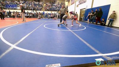 85 lbs Consi Of 8 #2 - Alexander Nessmith, Battlefield Wrestling Club vs Elias Ellison, Vinita Kids Wrestling