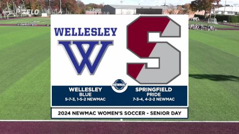 Replay: Wellesley vs Springfield | Oct 26 @ 1 PM