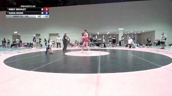 135 lbs Champ. Round 3 - Emily Beckley, OK vs Kasia Wong, OK