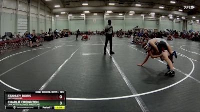 165 lbs Cons. Round 1 - Stanley Boris, Mat Assassins vs Charlie Creighton, Lancaster Alliance Wrestling