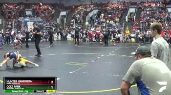 61 lbs Cons. Round 3 - Hunter VanDoren, Dark Horse WC vs Colt Park, Ravenna Wrestling