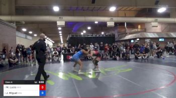 144 lbs Cons 4 - Morgan Lucio, Arizona vs Jahlia Miguel, 4mgwrestling