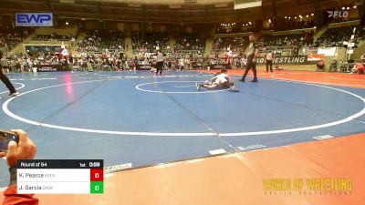 76 lbs Round Of 64 - Keegan Pearce, Apex vs Joshua Isaac Garcia, Savage House Wrestling Club