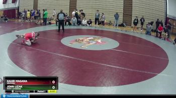 120 lbs Cons. Round 4 - Xahir Magana, Western vs John Lizak, Faith Lutheran
