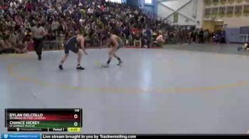 138 lbs Cons. Round 2 - Dylan Delcollo, Delaware Military Academy vs Chance Hickey, St Georges Tech HS