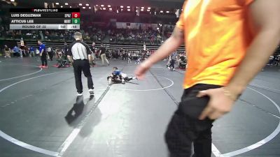 53 lbs Round Of 32 - Luis Deguzman, Spazz Wrestling vs Atticus Lee, Northern Valley